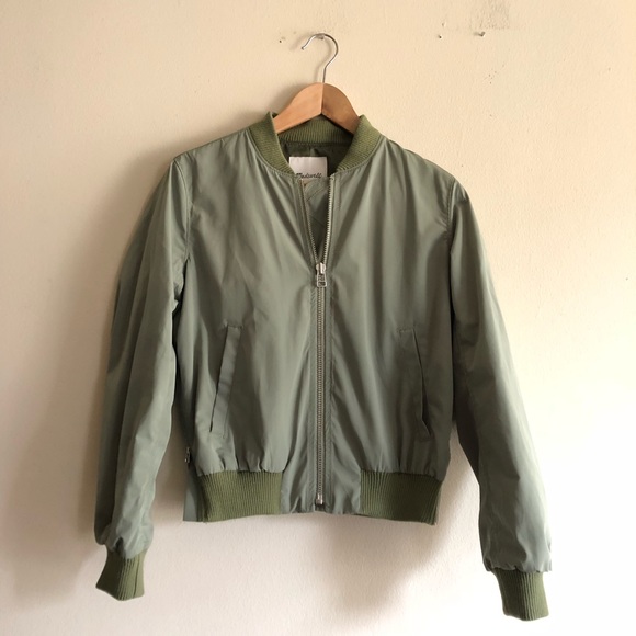 side zip bomber jacket